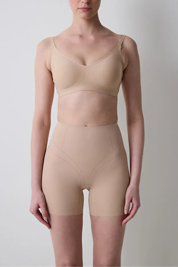 Penti Leaves No Trace Beige Light Shapewear Shorts