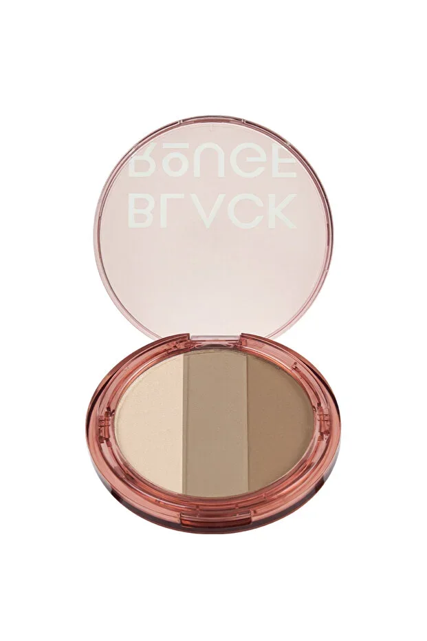 Hot - Neutral Undertone Matte 3-Piece Powder Contour Palette & Highlighter Setting Powder U01 Classic Mood