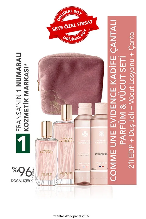 Comme Une Evidence Velvet Bag Perfume - Body Set-9916720