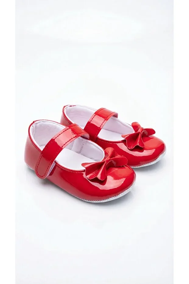 Baby Ballet Shoes, First Step Bow Baby Booties, Bow Decorated Baby Shoes