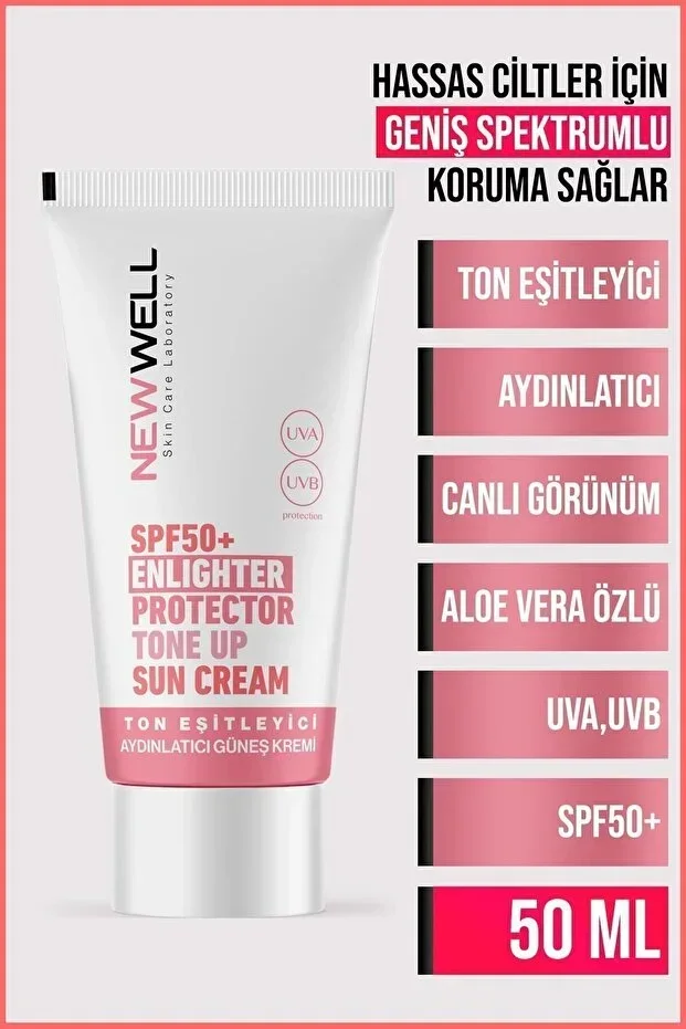 Tone Equalizer High Protection Effective Spf50+ Illuminating Pink Face Cream 50 Ml