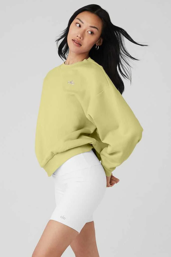 Alo Yoga Accolade Crew Neck Sweatshirt Сары | TWRKM-5674