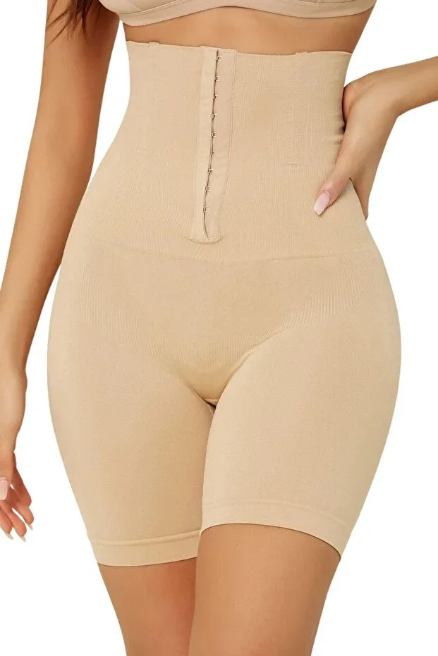 Instant Slimming Short Corset with Clasps – Tightening & Shaping Effect