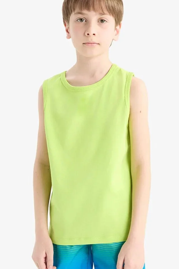 100% Cotton Crew Neck T-Shirt Boy F0693A825HS