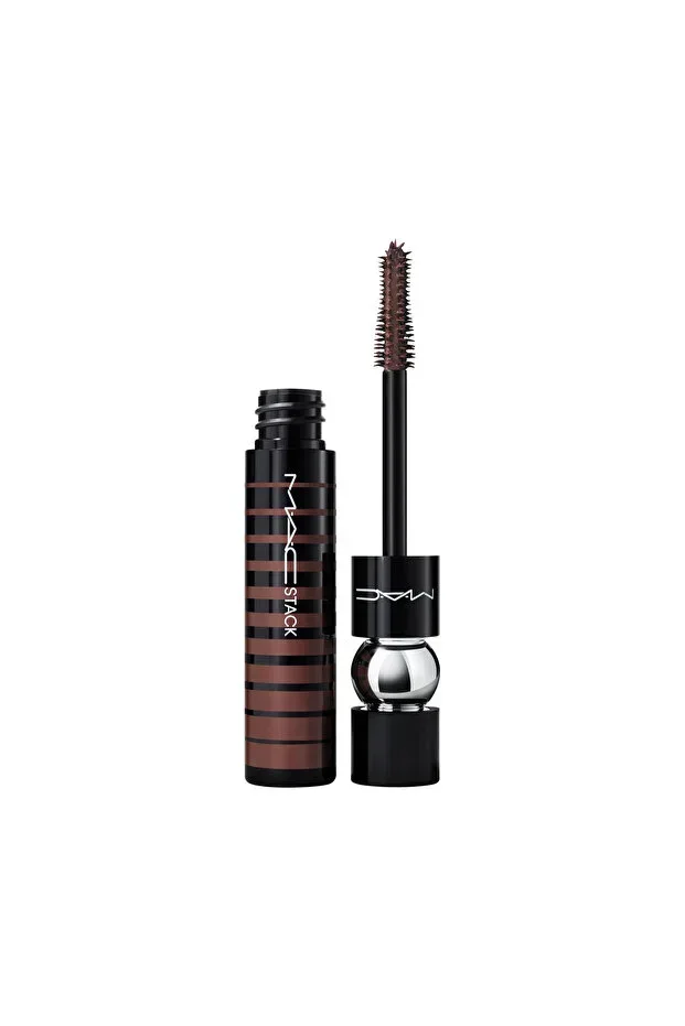 Length and Volume Effect Curling Brown Mega Brush Mascara 12ml Macstack Chestnut Stack