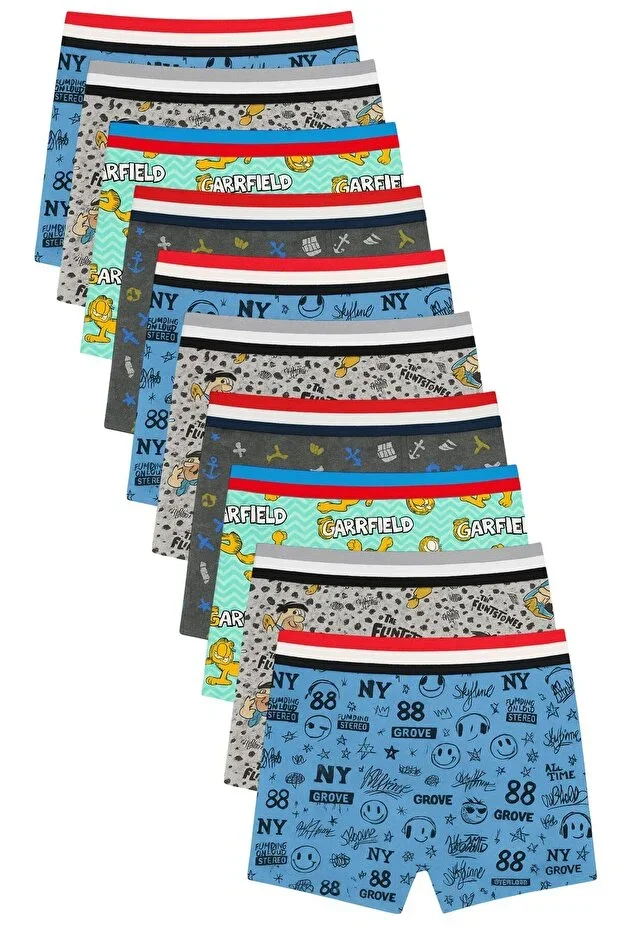 10-Pack Boys Boxer Cotton