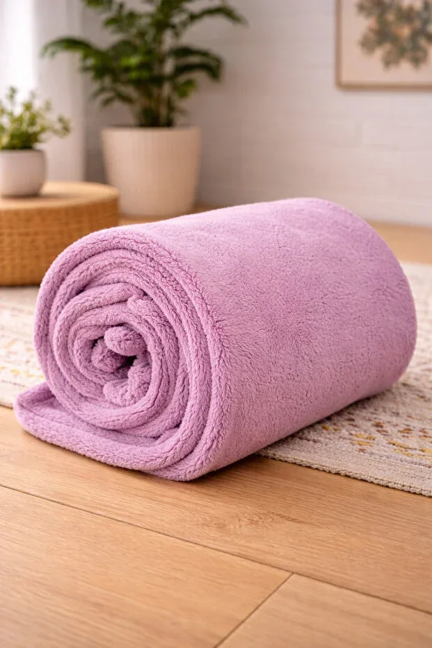 130x185 Welsoft Plush Single TV Blanket