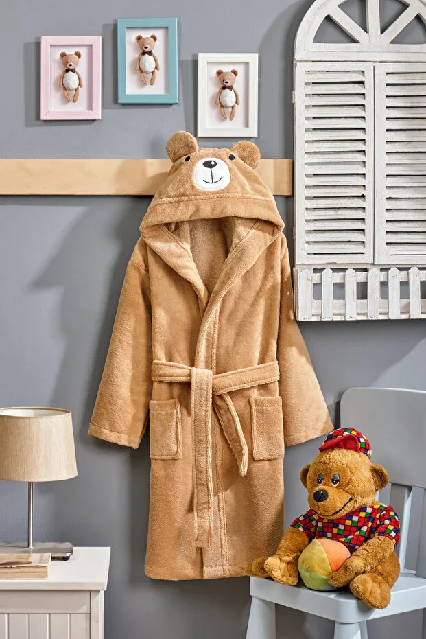 Cute Animal Themed Girls, Boys Bathrobe (Cotton, Hooded and Soft)