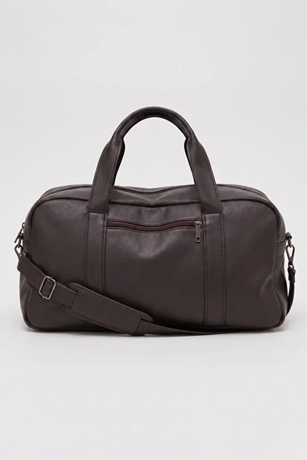KAFF Coffee Faux Leather Unisex Large Capacity Premium Travel & Fitness & Sports Bag - 00125
