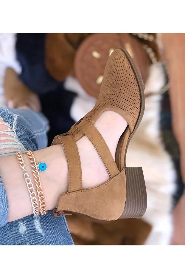 CHARLOTTE CAMEL SUEDE WOMEN'S DAILY SUMMER BOOT
