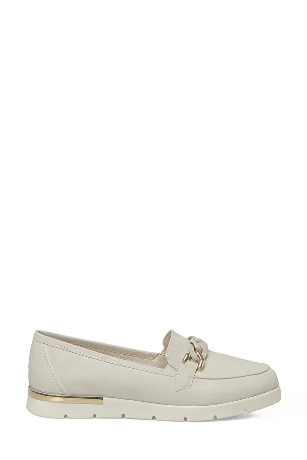166007.NZ6FX Beige Women's Loafer