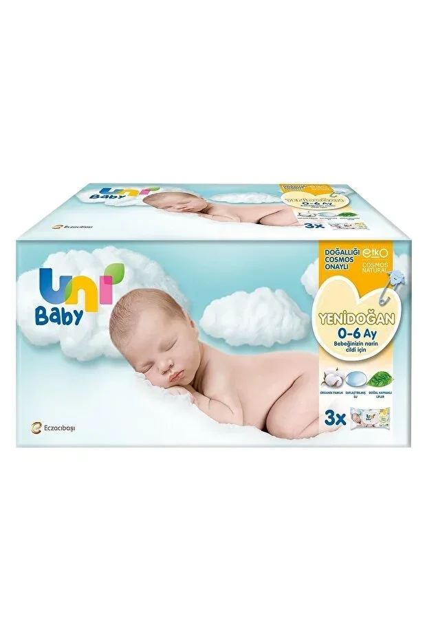 Newborn Wet Wipes 3's 120 Sheets