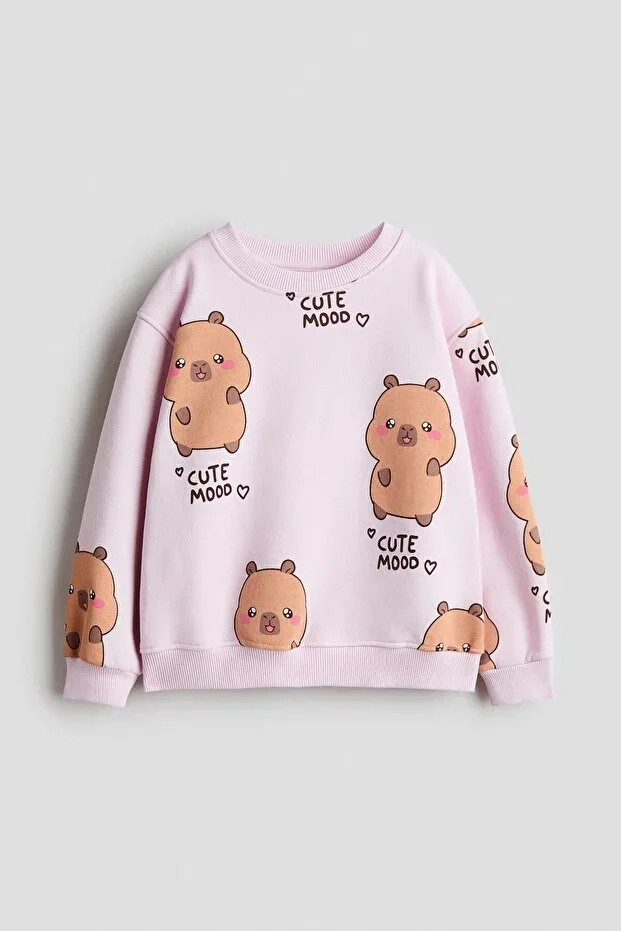 Motif Detailed Sweatshirt