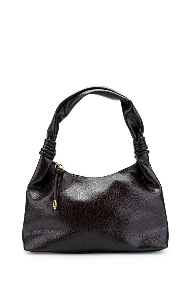 minebag Büğüm Detailed Lady Women's Handbag Coffee