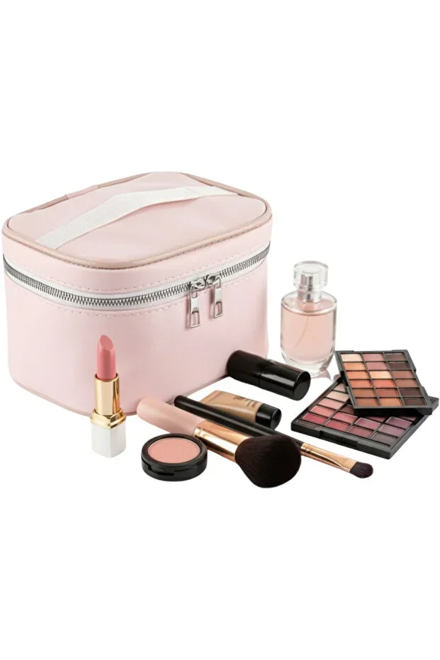 Captain Travel Makeup Organizer Makeup Bag Multifunctional Cosmetic Bag Pink