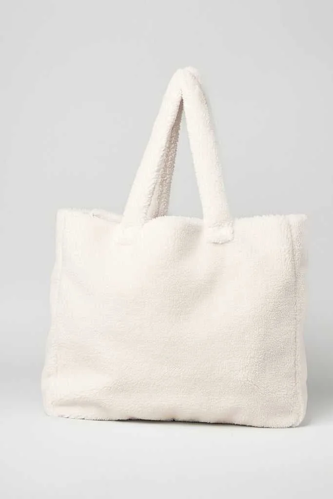 Alo Yoga Foxy Tote Bag White | MLTQO-0495