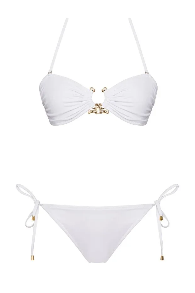 Strapless Accessory Brazilian Bikini Set