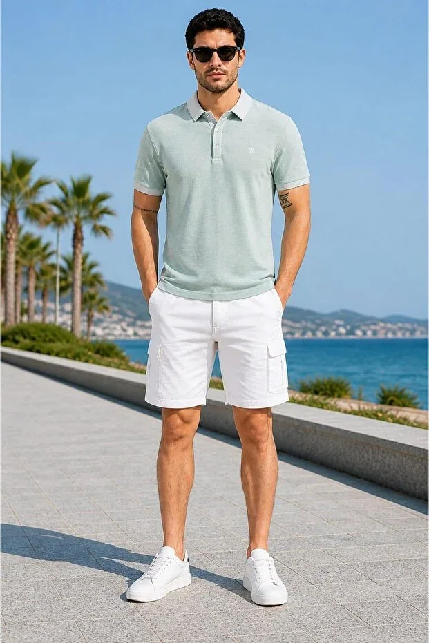 POLO NECK T-SHIRT (066413)