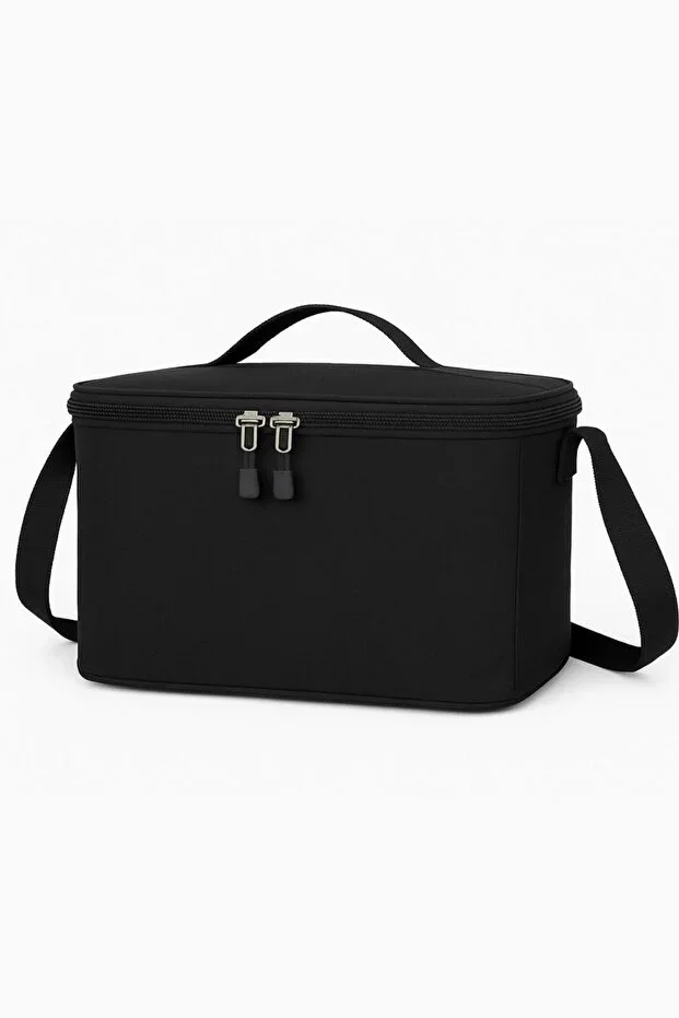 Rectangular Flat Insulated Waterproof Luxury Lunch Bag with Thermos