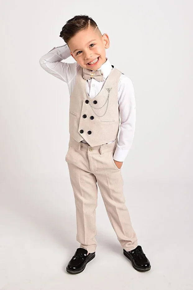 Boys' Suit Vest Bowtie