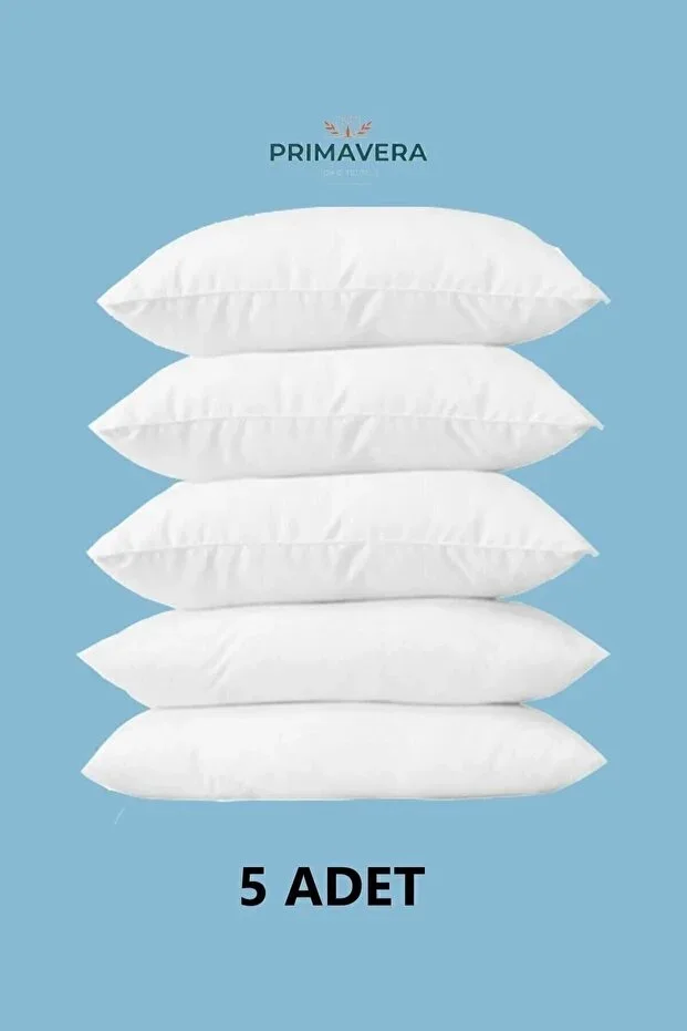 5 Pieces Washable Nonwoven Anti-allergic Siliconized Pillow 50x70 800 gr
