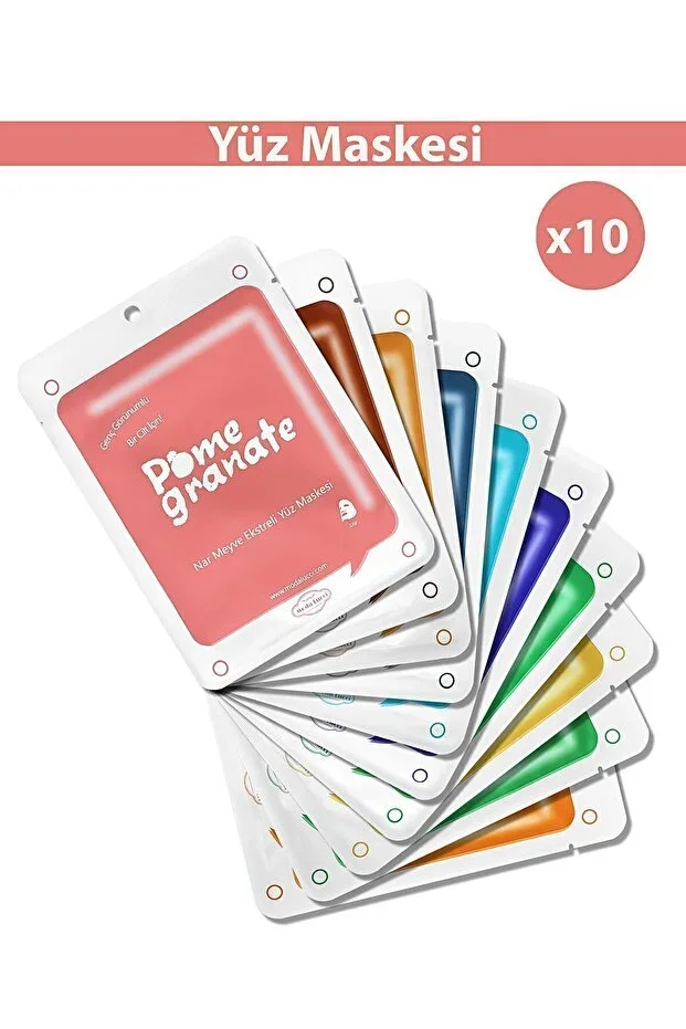 10-Piece Mixed Face Mask