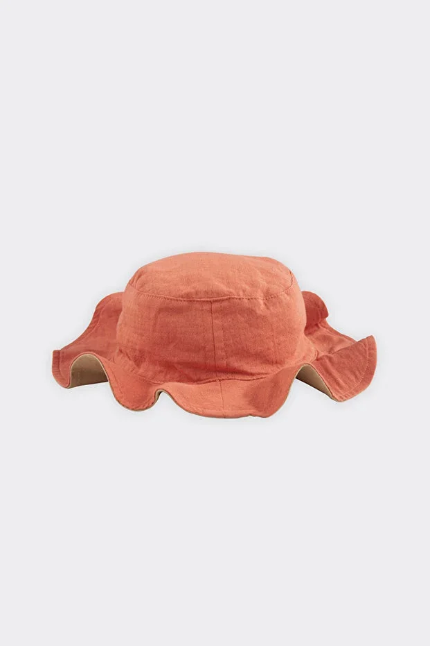 Baby Girl Terracotta Bucket Hat