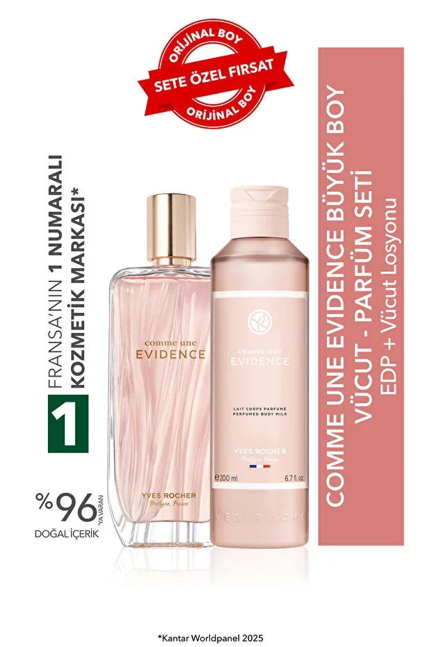 Comme Une Evidence Large Size Body - Perfume Set