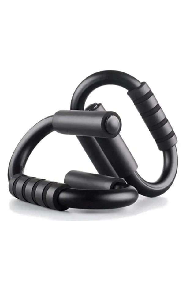 Black Push Up Stands Professional Push-up Abdominal Muscle Exercise Sports Equipment
