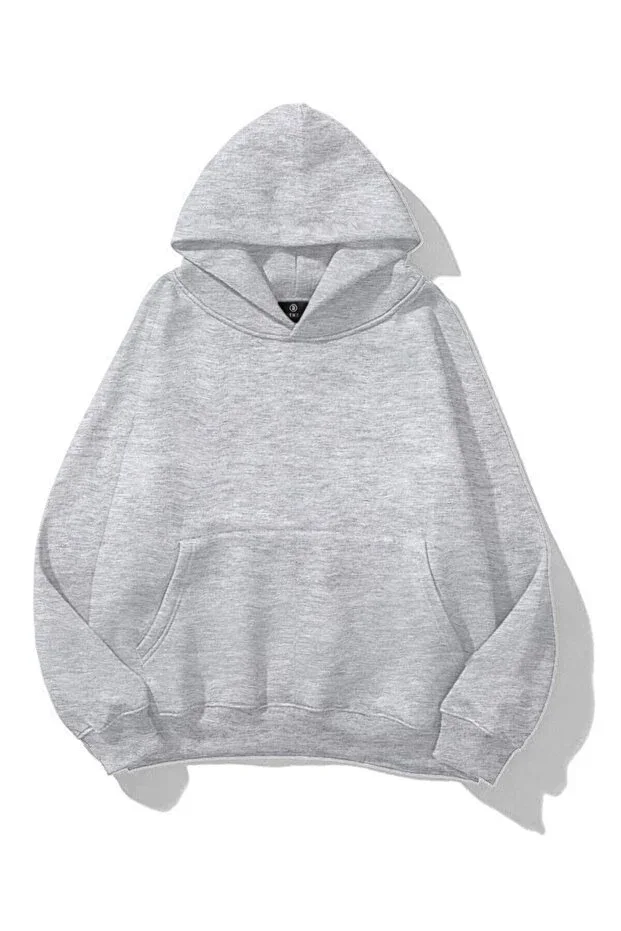 Unisex Basic Sweatshirt Grey melange