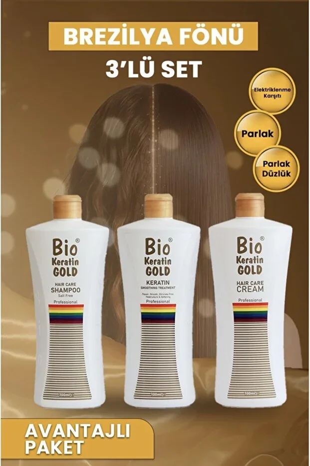 Brazilian Blowout 3 Piece Set - Shampoo + Conditioner + Keratin 8690127162754