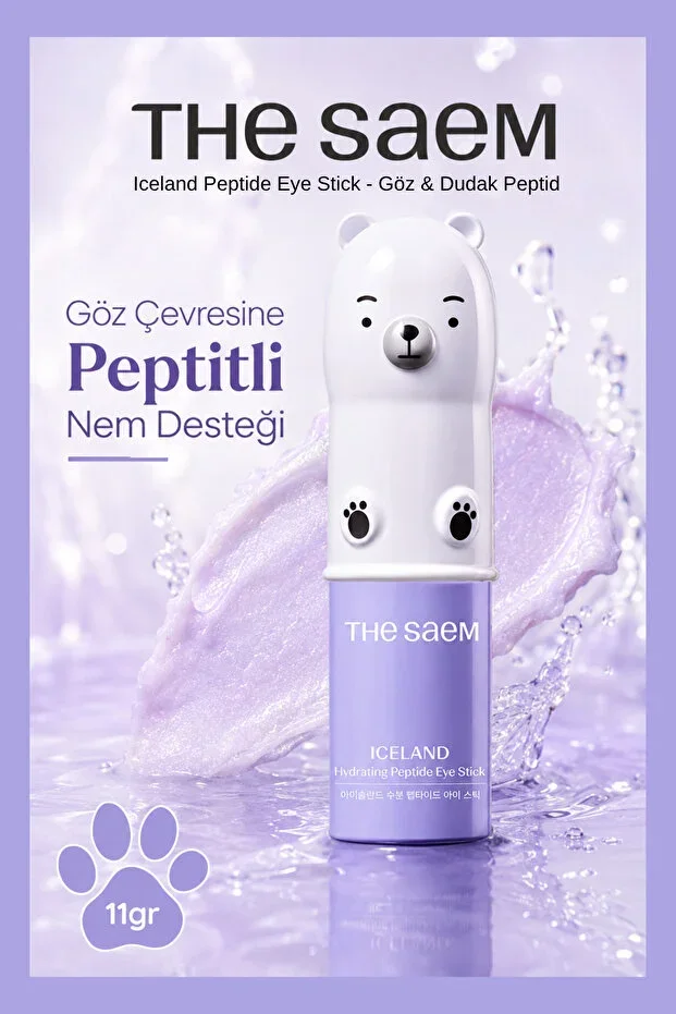 Iceland Hydrating Peptide Eye Stick / Eye and Lip Peptide Moisturizing Stick 11gr