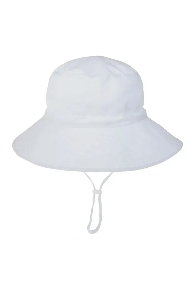 UV Sun Protection Hat – UPF50+ Plain White Hat