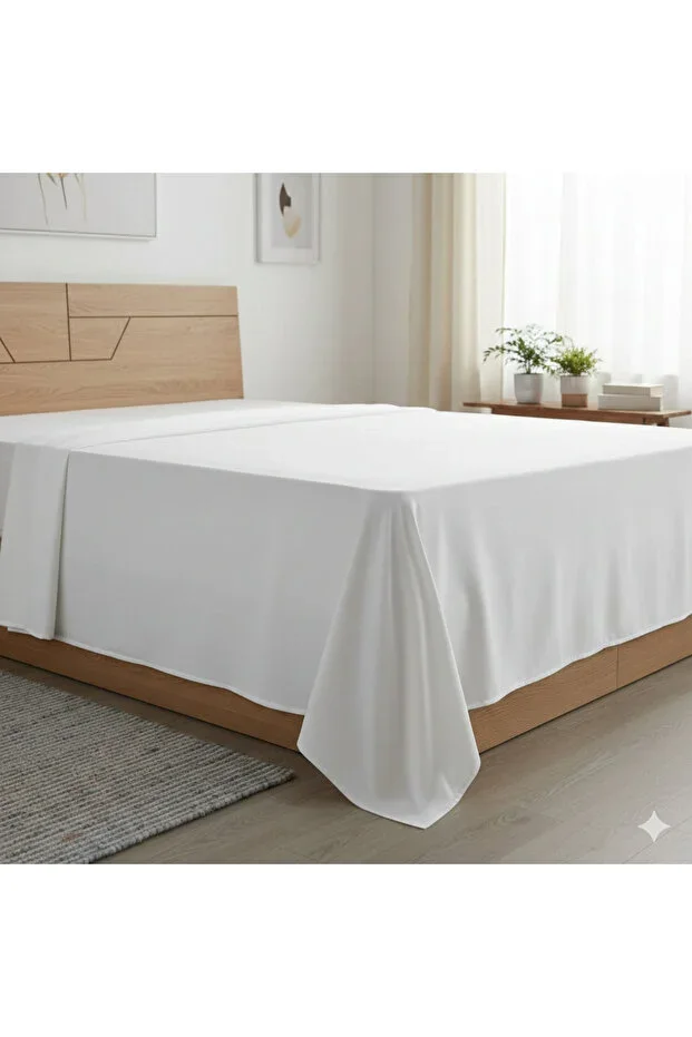 Flat Sheet 57 THREAD Akfil Fabric (3 Different Sizes - 9 Different Colors)