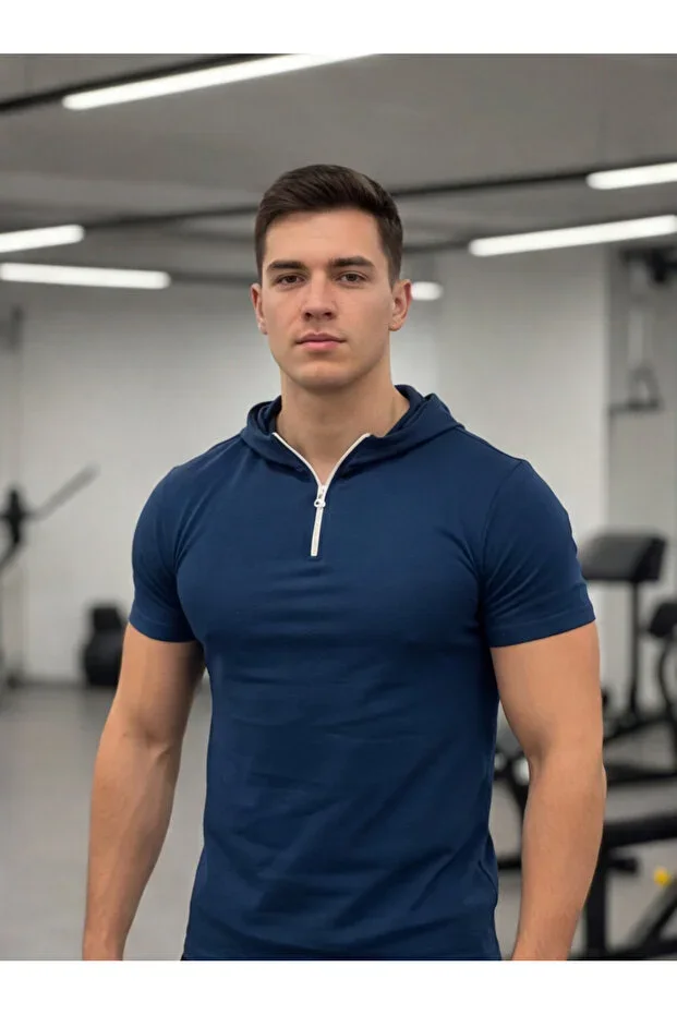 Men's Training T-shirt Half Zip