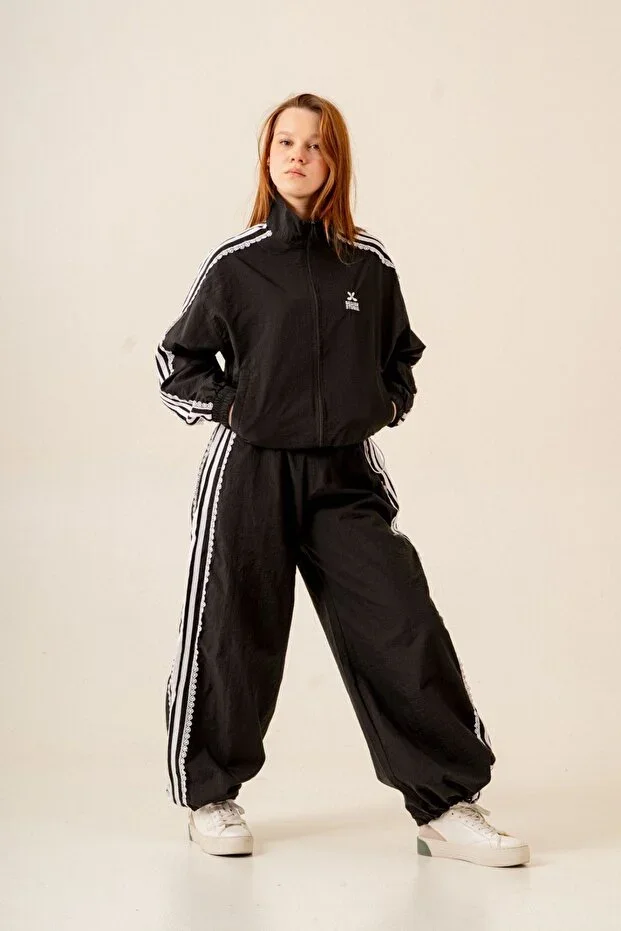 9-15 Years Design Berceste Sport Girls' Set - Black