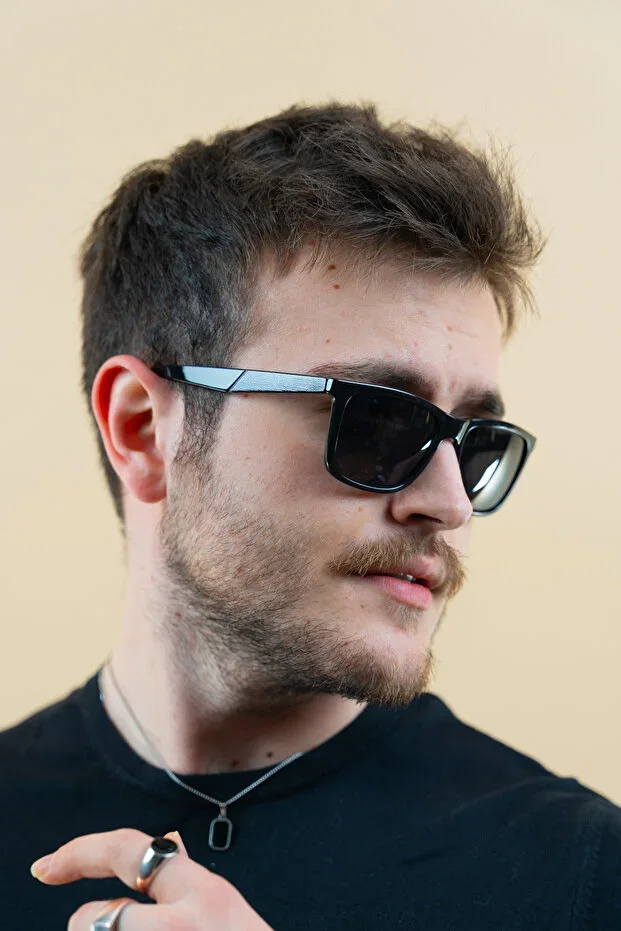 Tomas Black Polarized Men's Sunglasses