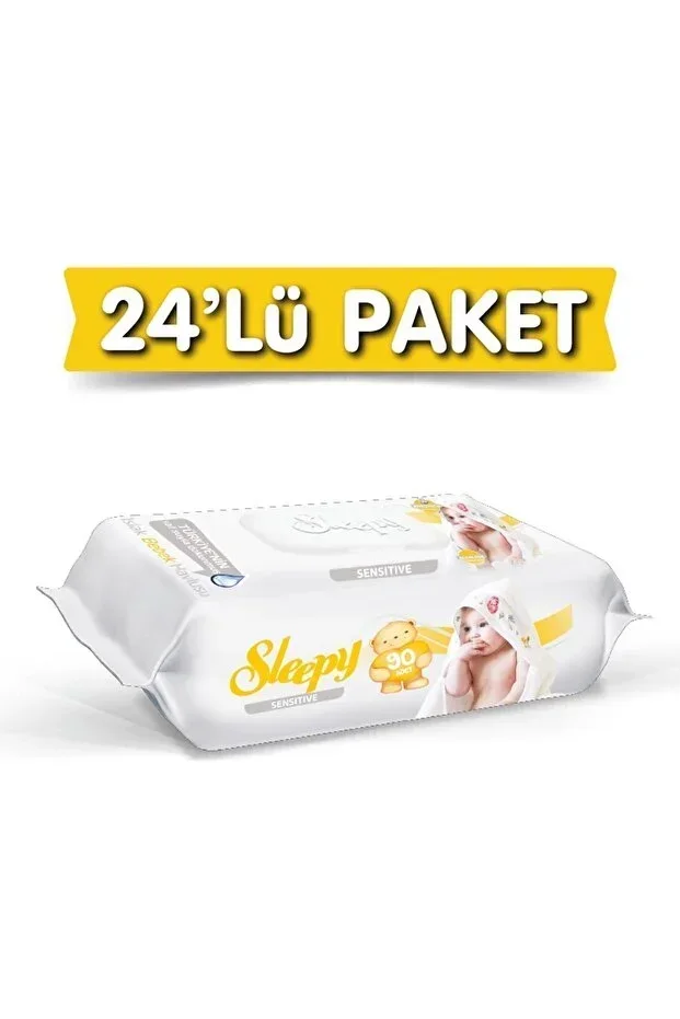 Wet Wipes 90 Sensitive 24 Pack 2160 Sheets