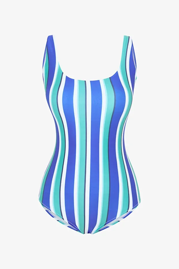 Colored Striped Milos Swimsuit