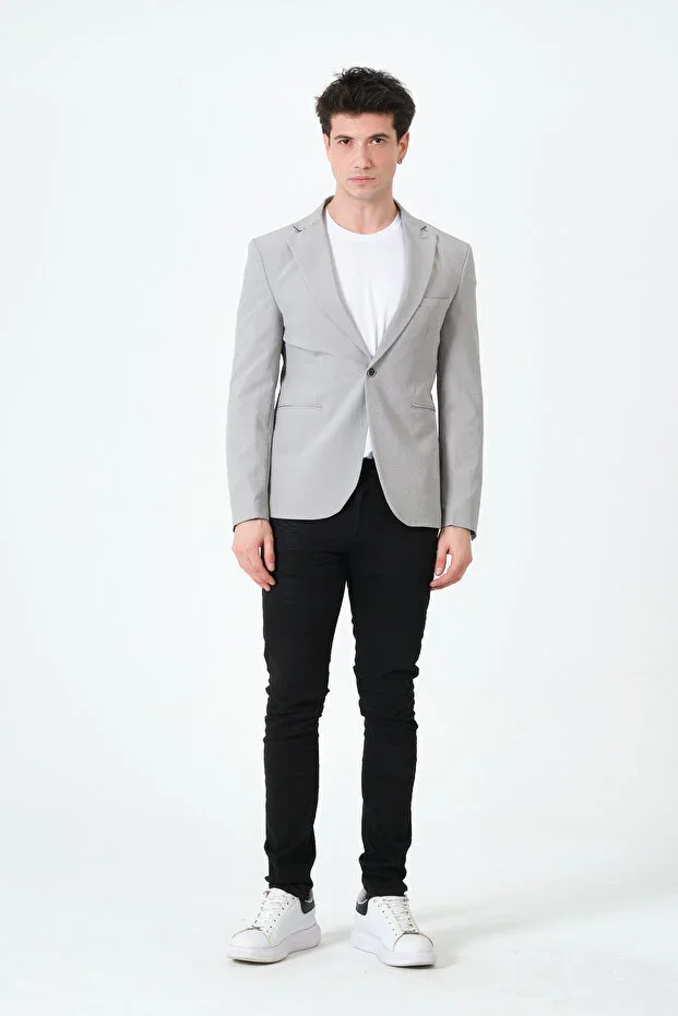 Men's Jacket, Slim Fit Lined Sporty Chic Jacket