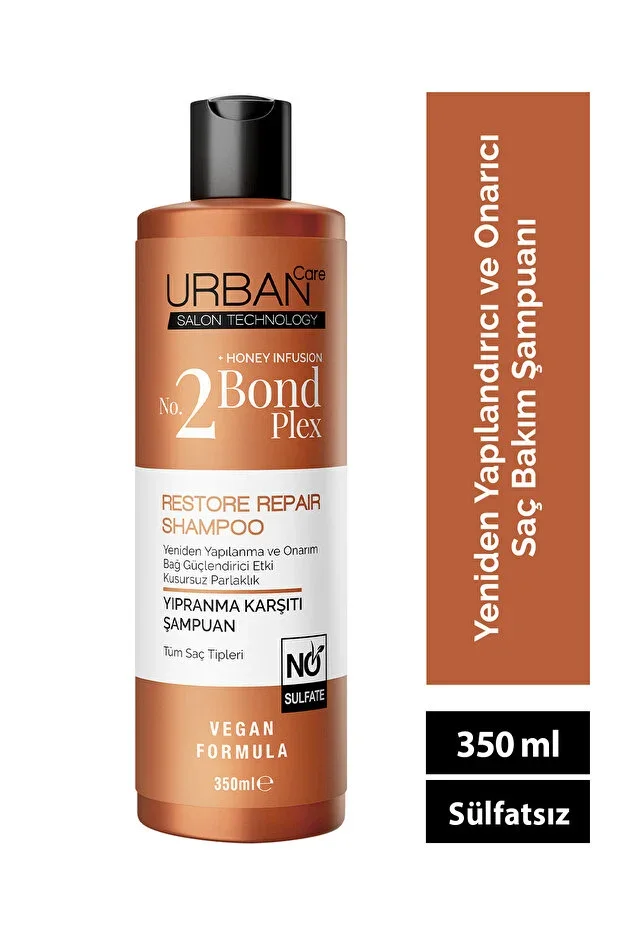No.2 Bond Plex Restore Repair Anti-Damage Hair Care Shampoo 350 Ml-Sulfate-Free 8680690707919
