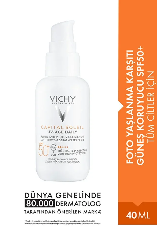 Capital Soleil UV Age Daily Anti-Photoaging SPF50+ Protection Sun Cream 40 ML