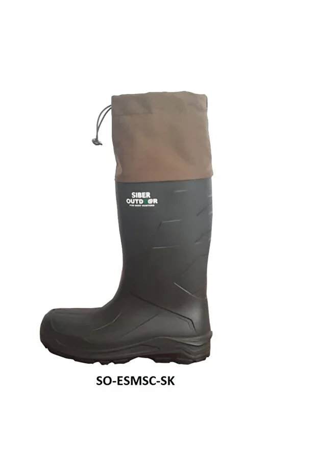 Short Boot with Polymer Lining - Khaki Shaft