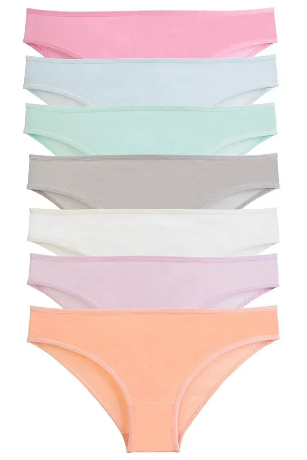 Women's Panties 7-Pack Lyrical Salmon Cotton