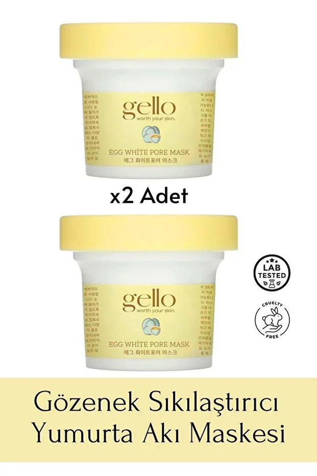 2 Pieces Egg White Pore Tightening Mask - Egg White Pore Mask 2's Pack