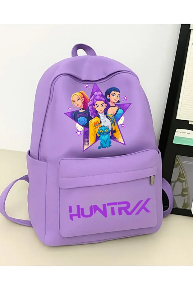KPop Demon Hunters Detail Printed School, Dershane, Course Backpack