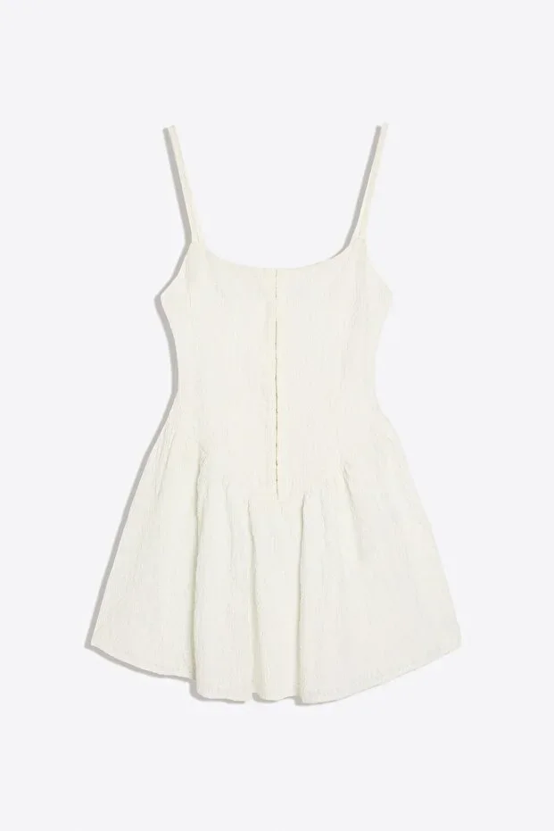 Bershka Rustic Corset Mini Dress