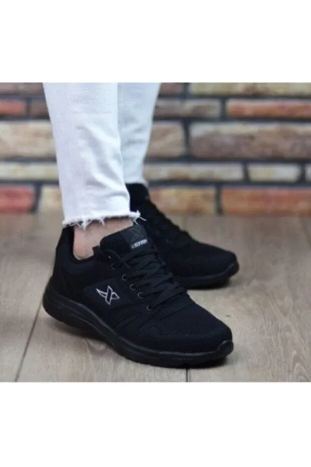 Unisex Black Casual Sports Shoes