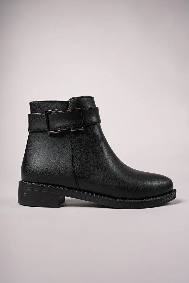 Hilyariel Women's Boots 0012078 Black Leather