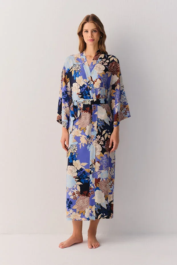 Flowery Long Robe